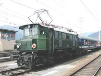 Dampflokfest Selzthal,�BB E-Lok Oldtimer 1245.05
am 08.06.03