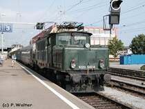 Sonderzug Verein 1020.042-6 St.Margrethen-Selzthal zum dortigen Dampflokfest am 07.06.03 in St.Margrethen