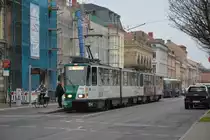 Tatra Straßenbahn  154/254  fährt am 16.12.2014 auf der Linie 94 nach Babelsberg. Aufgenommen an der Dortustraße.
