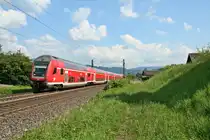 50 80 86-35 065-1 an der Spitze einer RB von Neuenburg (Baden) nach Offenburg am Nachmittag des 01.08.14 n�rdlich von Kollmarsreute.
