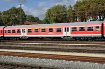 Im Ulmer HBF konnte man bis Oktober 2014 den 31-34 201-9 ABnrz 403.0, der seit April in Ulm ist, er kam mit weiteren neuzugängen aus München.Zuvor war der Wagen in Nürnberg Beheimatet.
Der Wagen fuhr auch schon als RB Ulm-Geislingen(Steige).Jetzt steht der Wagen übrigends in der Abstellanlage Ulm Ost seit Oktober 2014. (Ulm HBF, August 2014)