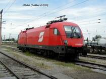 1116 004-1, am 19.Mai 2003 in der ehemaligen Traktion Wien Nord