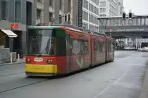 Berliner Straßenbahn an der Friedrichstraße. Aufgenommen am 07.02.2015 / M1 zum Kupfergraben.
