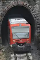 ÜBERLINGEN (Bodenseekreis), 24.02.2015, 650 110 als Nahverkehrszug nach Radolfzell bei der Ausfahrt aus dem Bahnhof Überlingen