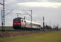 111 171-5 DB Regio bei Reundorf am 04.03.2015.