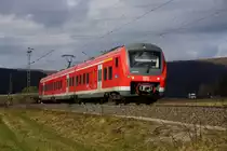 440 809-2 von DB Regio bei Harrbach am 25.02.15.