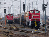 294 893-3 und 290 520-6 Nordhausen 06.03.2015