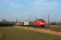 151 001 am 13.02.15. bei Elze.