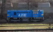 740 541 - 8 der LTE hier in Usti nad Labem Strekov aufgenommen.07.03.2014 10:50 Uhr.