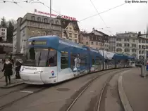 VBZ Nr. 3056 ''swisscom'' (Be 5/6 ''Cobra'') am 9.1.2015 beim Central