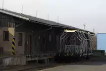 Ein Profilmeßwagen oder ? Abgelichtet in Usti nad Labem Strekov. 07.03.2015 10:47 Uhr.