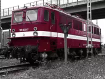 109 030-7 am 16.08.2014 unterhalb der Zeppelinbrücke vor dem ehemaligen BW Nordhausen.