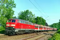 218 473 mit RE 14582 (Hamburg Hbf–Cuxhaven) am 08.06.2006 in Dollern