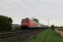 Am 18.04.2014 bespannte 101 135-2 den EC 8 (Zürich HB - Hamburg Altona), als ich sie bei Müllheimk (Baden) vor die Linse bekommen habe. Gruß an den netten Tf zurück!