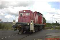 Am 16. Juni 2003 f�hrt BR 295 027-7 zum Bayergel�nde in Brunsb�ttel.