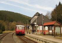 OBS 772 140 als RB 29886 nach Rottenbach, am 16.03.2015 in Katzhütte.