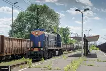 TEM2-091der DB Schenker Rail Polen in Bieruń Nowy(Oberschlesien)am 18.08.2014.