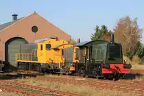“Sik” 204, “Sik” 353 und 2278 der Stichting Stadskanaal Rail (STAR) während rangierarbeiten auf Bahnhof Stadskanaal am 1-11-2014.