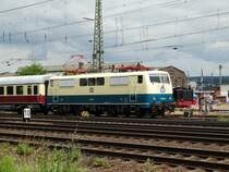 DB Museum Koblenz 111 001-4 am 14.06.14 in Koblenz von einen Trampelpfad aus fotografier