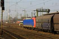 185-503-0 bei der Durchfahrt in Bremen. 19.2.15