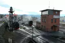 Ein Blick auf die Einsatzstelle der HSB am 21.03.2015 in Wernigerode