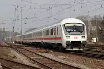 IC 2039 nach Leipzig Hbf. mit Schublok 101 048-7 bei der Einfahrt in Verden(Aller) 24.3.2015