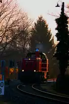 Auch der Baustellenverkehr rollt im April. Hier im Bild DH 1700.1 als LZ in die AB Leibenfeld um eine weitere Ladung Abraum abzutransportieren. 10.04.2015