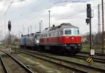 Am 11.04.2015 stand die 232 333-5 von der WFL in Stendal .