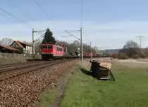 155 117-5 zu sehen am 07.04.15 in Remschütz.
