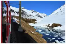 Oberhalb von Nätschen Richtung Oberalppass beginnt noch einmal der Winter. (22.04.2015)