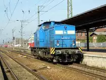 Am 23.04 .2015 kam die 204 022-2 von der Press aus dem RAW Stendal und fuhr weiter in Richtung Hannover .