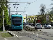 RNV Bombardier Variobahn 5708 (RNV8) am 24.04.15 in Mannheim