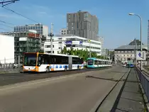 RNV Bombardier Variobahn 5708 (RNV8) am 24.04.15 in Mannheim