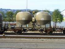 Ucs 21 85 910 4 159-1 abgestellt im SBB G�terbahnhof von Biel - Bienne am 05.11.2006