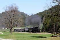 NLB 93.1420 am 19.April 2015 mit dem SR 14514 etwas nach der ehemaligen Hst. Amt Mitterbach.