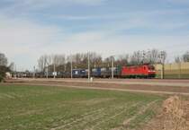 185 145 mit KT 40007 (Taulov–Gallarate) am 24.03.2012 zwischen Stelle und Ashausen