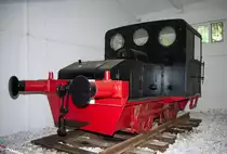 Deutz Diesellok MLH 332, ausgestellt im Eisenbahn- und Technikmuseum Prora. - 10.07.2013