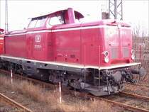 212 052-5 am 02.01.2005 im Hbf. Wanne-Eickel.