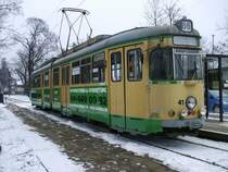 Ein DuewaG GT6 in  Friedrichsha&acute;gen