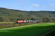 152 132-7 mit KT 40014 Gallarate - Taulov am 12.10.2014 bei Freden(Leine)