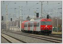 REX 2709  Lafnitz  von Wien nach Hartberg am 10.2.2007 bei der Durchfahrt in Bad V�slau.