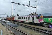 Bt 50 85 80-35 904-2, B 50 85 20-35 504-3 und ABDe (94 85 7)578 016-8 abgestellt in Sentier-Orient, 01.05.2015.