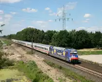 101 101  Europa  mit IC 2373 (Stralsund Hbf–Karlsruhe Hbf) am 13.08.2012 zwischen Ashausen und Winsen (Luhe)