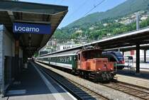 Te II Nr. 157 mit 4 ex. Bpm51 in Locarno, 05.06.2015.