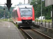 RB 92 Biggesee-Express nach Olpe, bei der Einfahrt in Finnentrop