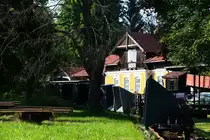 Feldbahn-Loren am Bahnhof Stainz . 5.06.2015