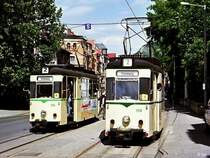 Tw 106 und Tw 114 (H) Geschwister-Scholl-Stra�e (9. Juni 1998)