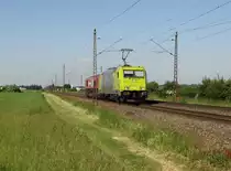 119 007-2 zu sehen am 05.06.15 in Neu-Ulm.