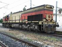 Diesellok DH-367 in Fes
26.01.2007
Die Baureihe DH besteht aus insgesamt 22 Loks Baujahr 1974 (DH351-368 und 371-374) und stammt von EMD-GM aus den USA.