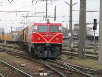 hoch erfreut konnte ich 2050-09 durch Zufall in Wien H�tteldorf entdecken und bei der Durchfahrt ablichten, 16.2.2007